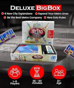 Queen Games Metro City Edition Deluxe Big Box Board Game Set 2