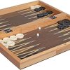 LaModaHome Premium Wooden Backgammon Set for Kids and Adults 4