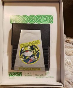Parker Brothers Frogger Video Game Cartridge for Atari 5200 1983 2