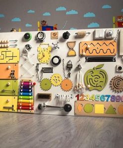 Dani SK-1 European Quality Handmade Wooden Busy Board for Kids