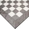 Deluxe 18 Inch Wooden Chess Board with Black Maple Finish for All Ages 4