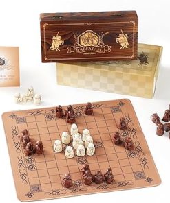 Hnefatafl Viking Chess Set Traditional Strategy Board Game for All