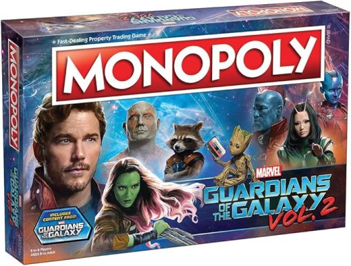 Monopoly Game Featuring Guardians of the Galaxy Vol. 2