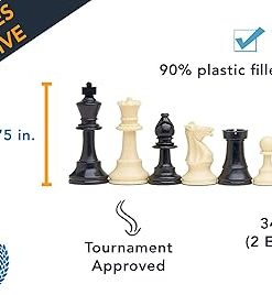 Ultimate Compact Chess Set with Blue Silicone Board for Tournaments 2