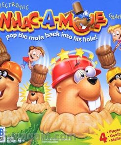 Hasbro Whac-A-Mole Classic Game for Family Fun and Entertainment
