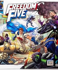 Freedom Five Sentinel Comics Board Game for Cooperative Strategy Play