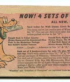 Goofy Big Game Hunter Wheaties Giveaways Comic C7 Review 2