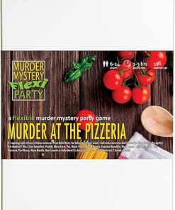 Murder at The Pizzeria 6-14 Player Murder Mystery Dinner Party Game