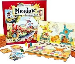 Meadow Adventure Book Board Game Expansion with Watercolor Illustrations 2