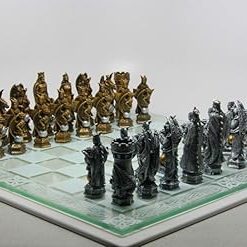 King Arthur Fantasy Chess Set for Enthusiasts and Collectors