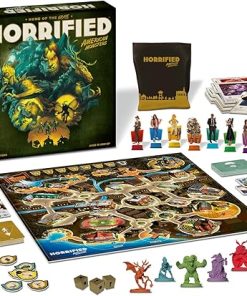 Ravensburger Horrified American Monsters Board Game for Family Fun Ages 10+