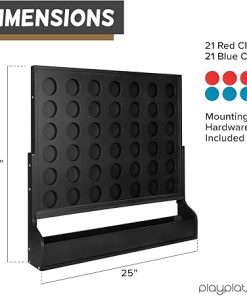 Play Platoon Wall Mounted Giant Connect 4 Game for Outdoor Fun 2