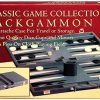 18 Inch Backgammon Attache Case for Easy Travel and Storage