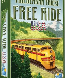 Free Ride USA: Railroad Strategy Game for Ages 14 and Up, 1-5 Players