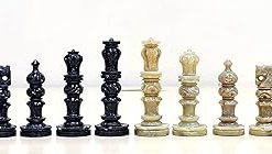 StonKraft Natural Stone Chess Pieces 3 Inch King Chess Accessories 2