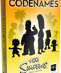 Codenames The Simpsons Edition Family Board Game with Official Artwork