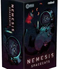 Nemesis Space Cats Miniatures – 4 Plastic Cat Collectibles for Gameplay