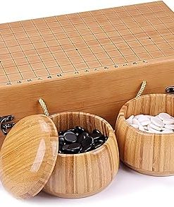 19×19 Go Game Set High Grade Gift Box with Melamine Stones and Bowls 2
