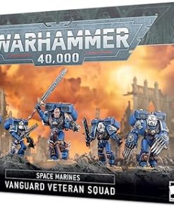 Space Marine Vanguard Veteran Squad Black for Ages 12 to 99 Games Workshop
