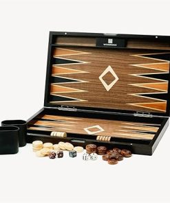 Woodronic 19 Inch Backgammon Set Classic Strategy Game for Adults 2