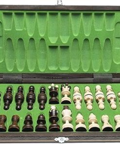 Handcrafted Wooden Chess Set and Board Gift Idea 13.75 inches 2