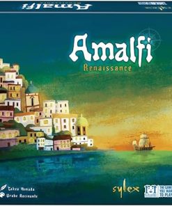 R&R Games Amalfi Renaissance Ship Lighthouse Game for 1-4 Players