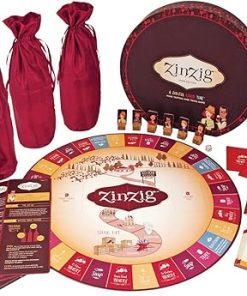 Zinzig Wine Tasting Trivia Board Game by True Fun for All Ages
