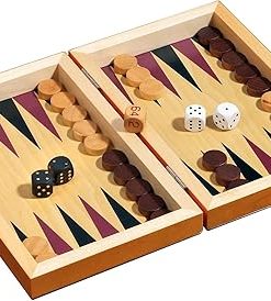Backgammon Set 1170 Corinth Mini Multi Colour Design 2