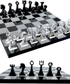 Portable 10″ Luxury Chess Set with Storage for Adults and Kids