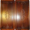 Wooden Backgammon Board Game Set with Pieces and Dice 16 Inches 4