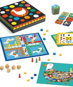 Djeco DJ05218 Classic Mixed Games for Family Fun and Entertainment 2