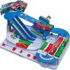 Mario Kart Racing Deluxe Obstacle Course with Mario and Luigi Figures