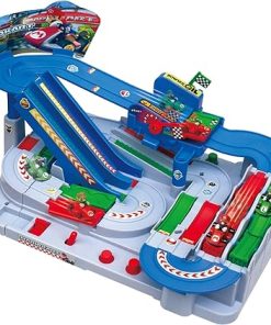 Mario Kart Racing Deluxe Obstacle Course with Mario and Luigi Figures