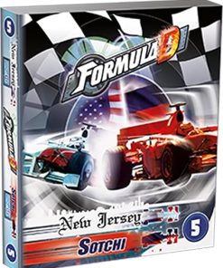 Formula D Board Game New Jersey Sotchi Expansion Thrilling Racing Fun