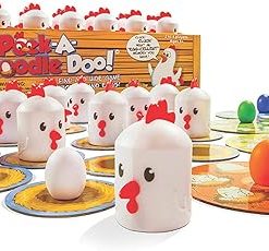 Fat Brain Toys Peek A Doodle Doo Chicken and Egg Memory Game for Kids