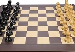 Premium Wooden Chess Set 21.75 Inch Board with 3.75 Inch King Pieces 2