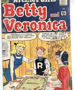Archie’s Girls Betty and Veronica #101 1964-Archie-Monopoly cover FR