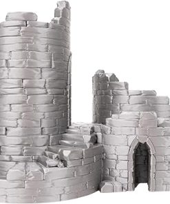 Castle Tower Ruin Tabletop Terrain for Fantasy Wargames and RPGs 2