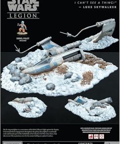 Star Wars Legion Crashed X-Wing Terrain Expansion for Two Players