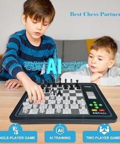 Electronic Chess Set with LED Light for Beginners and Chess Lovers 2