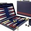 Olive Wood Backgammon Set 19 Inch with Chips for Two Players Ages 12 Plus 4