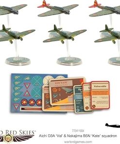 Warlord Blood Red Skies Aichi D3A Val Nakajima B5N Kate WWII Game 2