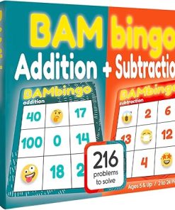 Math Facts Bingo Games for Addition Subtraction Multiplication Division 2