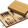 Backgammon Skiathos Medium Light Brown Elegant Design for Your Game
