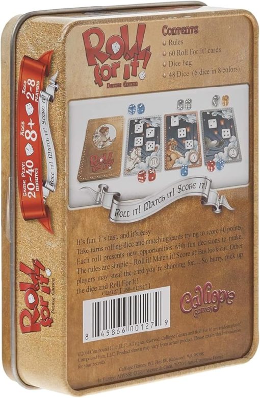 Calliope Games Roll for It Deluxe Edition Fun Board Game - Image 2