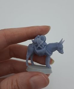 Mules Miniature Figurine for Dungeons and Dragons and Pathfinder Games 2