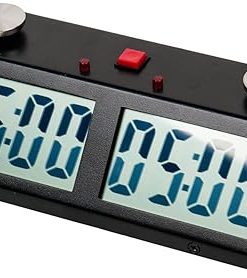 Zmart Pro Digital Chess Clock by House of Staunton in Black Color 2
