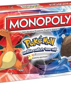 Monopoly Pokemon Kanto Edition Board Game for Fans and Collectors