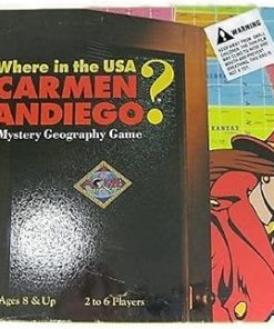 Where is Carmen Sandiego in the USA Board Game Guide