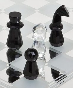 Lenox Hill Elegant Crystal Chess Set for Unique Game Experience 2